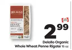 Weis Markets Delallo Organic Whole Wheat Penne Rigate offer