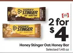 Weis Markets Honey Stinger Oat Honey Bar offer