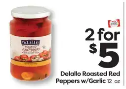 Weis Markets Delallo Roasted Red Peppers w/Garlic offer