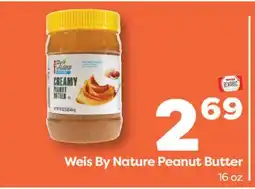 Weis Markets Weis By Nature Peanut Butter offer