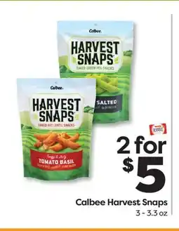 Weis Markets Calbee Harvest Snaps offer