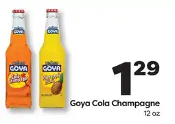 Weis Markets Goya Cola Champagne offer