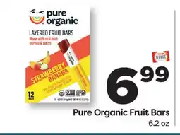 Weis Markets Pure Organic Fruit Bars offer