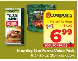 Weis Markets Morning Star Farms Value Pack offer