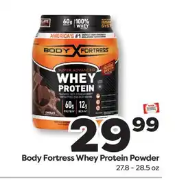 Weis Markets Body Fortress Whey Protein Powder offer