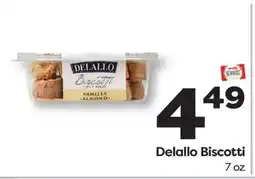 Weis Markets Delallo Biscotti offer