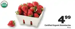 Weis Markets Certified Organic Strawberries offer