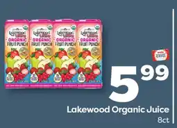 Weis Markets Lakewood Organic Juice offer
