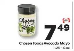 Weis Markets Chosen Foods Avocado Mayo offer