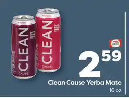 Weis Markets Clean Cause Yerba Mate offer