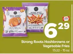 Weis Markets Strong Roots Hash browns or Vegetable Fries offer