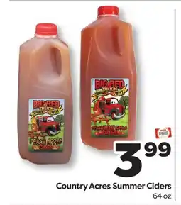 Weis Markets Country Acres Summer Ciders offer