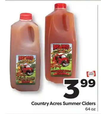 Weis Markets Country Acres Summer Ciders offer