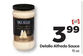 Weis Markets Delallo Alfredo Sauce offer