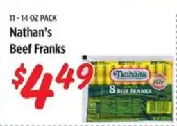 Rouses Nathan's Beef Franks offer