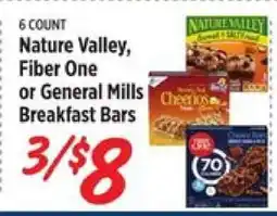Rouses Nature Valley, Fiber One or General Mills Breakfast Bars offer