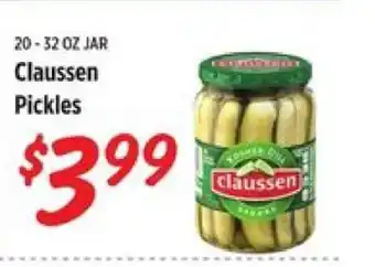 Rouses Claussen Pickles offer