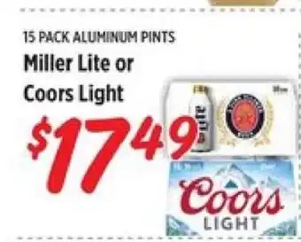 Rouses Miller Lite or Coors Light offer