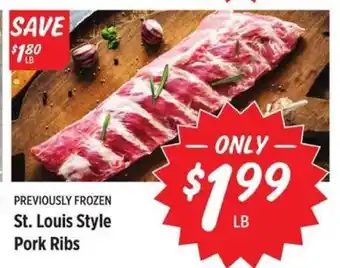 Rouses St. Louis Style Pork Ribs offer