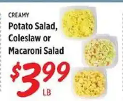 Rouses CREAMY Potato Salad, Coleslaw or Macaroni Salad offer