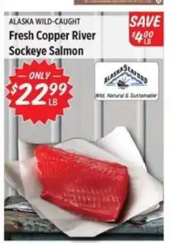 Rouses Fresh Copper River Sockeye Salmon offer