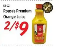 Rouses Rouses Premium Orange Juice offer