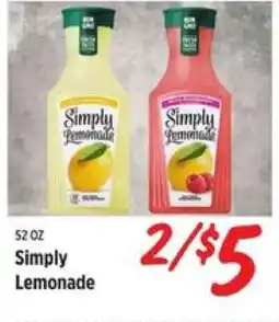 Rouses Simply Lemonade offer