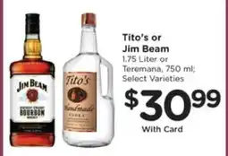 Pick'n Save Tito's or Jim Beam offer