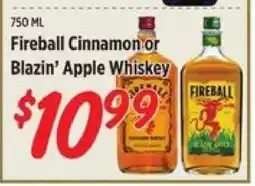 Rouses Fireball Cinnamon or Blazin' Apple Whiskey offer