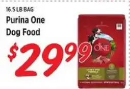 Rouses Purina ONE Dog Food offer