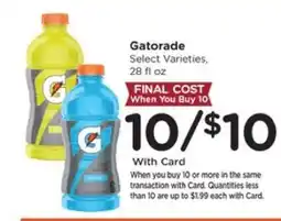 Pick'n Save Gatorade offer