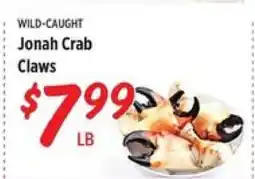 Rouses Jonah Crab Claws offer
