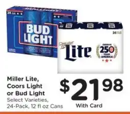 Pick'n Save Miller Lite, Coors Light or Bud Light offer