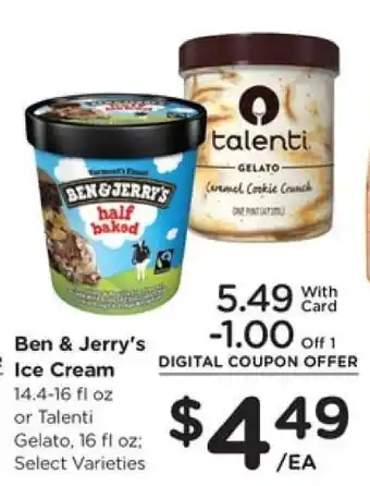 Pick'n Save Ben & Jerry's Ice Cream offer