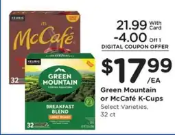 Pick'n Save Green Mountain or McCafé K-Cups offer