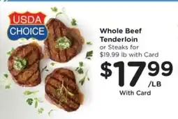 Pick'n Save Whole Beef Tenderloin offer
