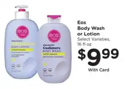 Pick'n Save Eos Body Wash or Lotion offer