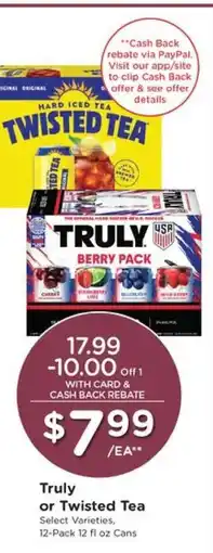 Pick'n Save Truly or Twisted Tea offer