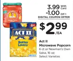 Pick'n Save Act Ii Microwave Popcorn offer