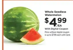 Pick'n Save Whole Seedless Watermelon offer