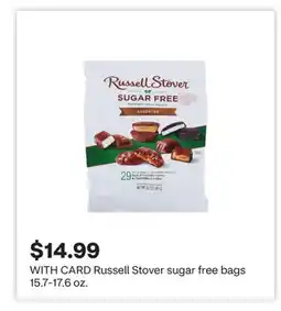 CVS Russell Stover sugar free bags 15.7-17.6 oz offer