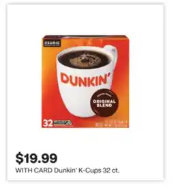 CVS Dunkin' K-Cups 32 ct offer