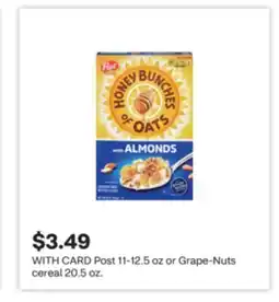 CVS Post 11-12.5 oz or Grape-Nuts cereal 20.5 oz offer