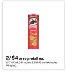 CVS Pringles (excludes Mingles) 5.2-6.42 oz offer