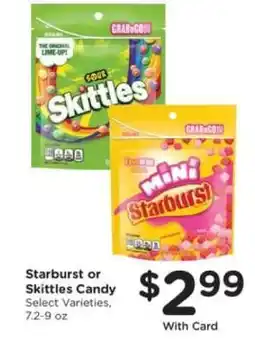 Pick'n Save Starburst or Skittles Candy offer
