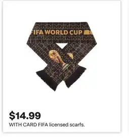 CVS FIFA licensed scarfs offer