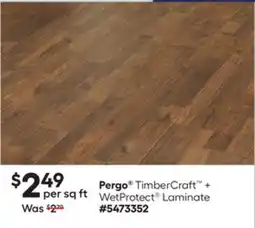 Lowe's TimberCraft + WetProtect Laminate offer