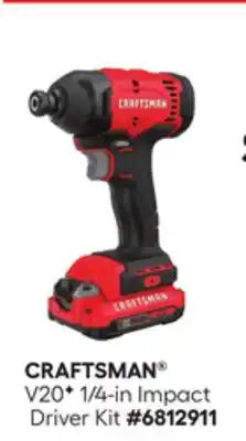 Lowe's V20◆ 1/4-in Impact Driver Kit offer