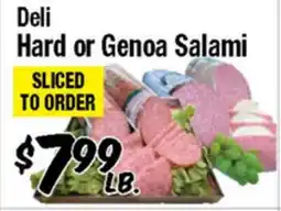 Western Beef Deli Hard or Genoa Salami offer