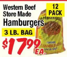 Western Beef Western Beef Store Made Hamburgers offer